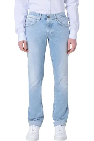 Dondup Heren, Jeans, Blauw, Maat: W30 Katoen