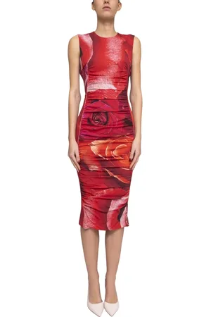 Roberto Cavalli Dames, Jurken, Rood, Maat: S