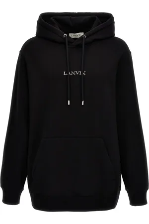 Lanvin Heren, Sweatshirts & Hoodies, Zwart, Maat: S Fleece