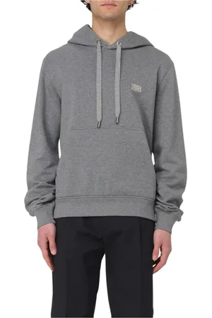 Dolce & Gabbana Heren, Sweatshirts & Hoodies, Grijs, Maat: S Katoen