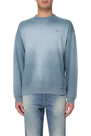 Diesel Heren, Sweatshirts & Hoodies, Blauw, Maat: XL