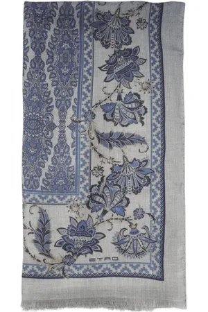 Etro Heren, Accessoires, Blauw, Maat: ONE Size Wol