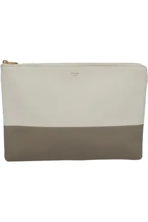 Céline Dames, Pre-owned, Grijs, Maat: ONE Size Leer