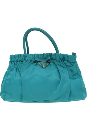 Prada Dames, Pre-owned, Blauw, Maat: ONE Size Nylon