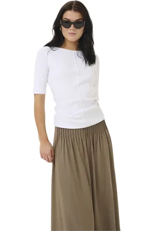 My Essential Wardrobe Dames, Tops, Wit, Maat: XS Katoen