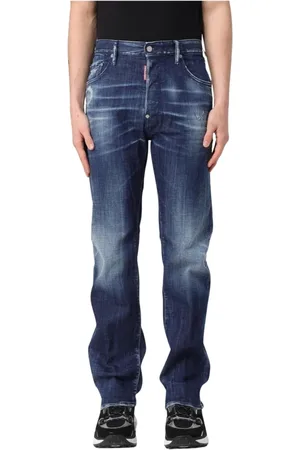 Dsquared2 Heren, Jeans, Blauw, Maat: 4XL Denim