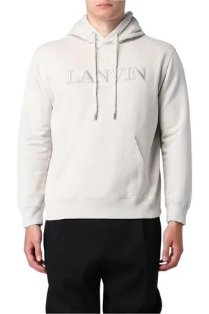 Lanvin Heren, Sweatshirts & Hoodies, Grijs, Maat: M Katoen