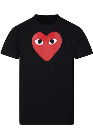 Comme des Garçons Heren, Tops, Zwart, Maat: M Katoen