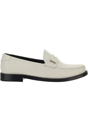 Saint Laurent Dames, Schoenen, Wit, Maat: 37 EU Leer