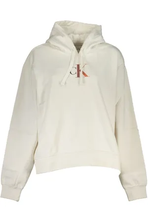 Calvin Klein Dames, Sweatshirts & Hoodies, Wit, Maat: XL Fleece