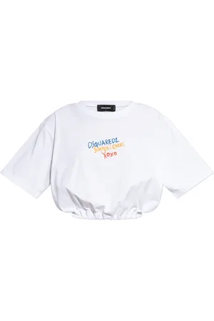 Dsquared2 Dames, Tops, Wit, Maat: M Katoen