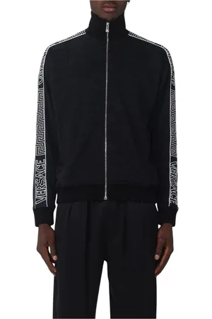 VERSACE Heren, Sweatshirts & Hoodies, Zwart, Maat: XL Katoen