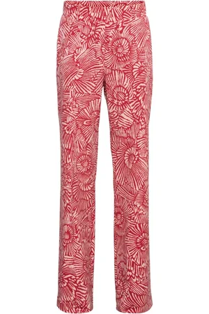 &Co Woman Dames, Broeken, Veelkleurig, Maat: 3XL Polyamide