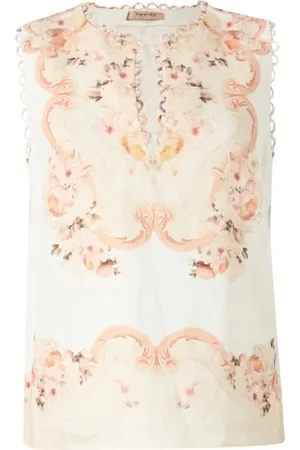 Twin-Set Dames, Tops, , Maat: M Linnen