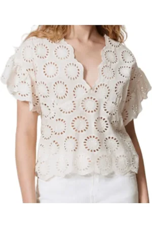 Twin-Set Dames, Blouses & Shirts, , Maat: S Katoen