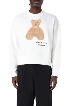 Palm Angels Heren, Sweatshirts & Hoodies, Wit, Maat: S