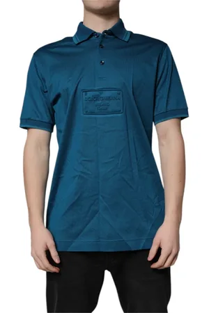 Dolce & Gabbana Heren, Tops, Blauw, Maat: XL Katoen