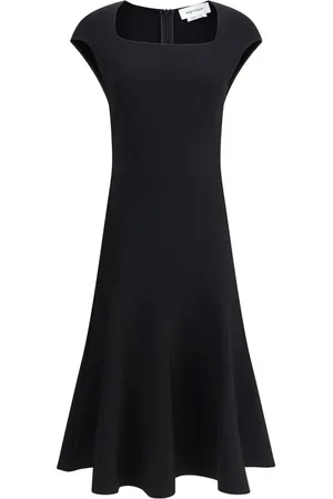 Alexander McQueen Dames, Jurken, Zwart, Maat: L Leer