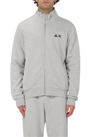 sun68 Heren, Sweatshirts & Hoodies, Grijs, Maat: M Katoen