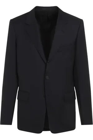 Lanvin Heren, Jassen, Zwart, Maat: XL Wol