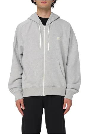 Golden Goose Heren, Sweatshirts & Hoodies, Grijs, Maat: M Katoen