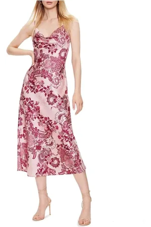 Guess Dames, Jurken, Roze, Maat: 2XS Poliester