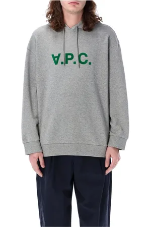 A.P.C. Heren, Sweatshirts & Hoodies, Grijs, Maat: M Katoen