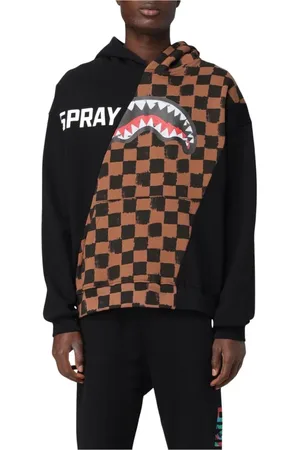 Sprayground Heren, Sweatshirts & Hoodies, Bruin, Maat: M Katoen