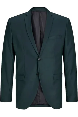 JACK & JONES Heren, Jassen, Groen, Maat: M Wol