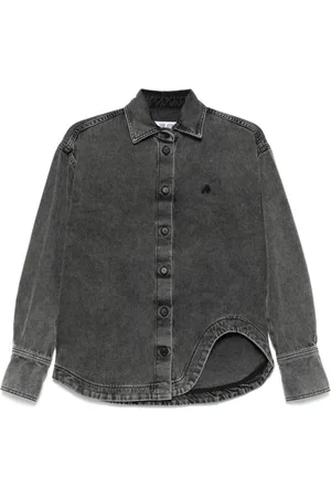 The Attico Dames, Blouses & Shirts, Grijs, Maat: XS