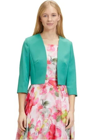 Vera Mont Dames, Jassen, Groen, Maat: 3XL Leer