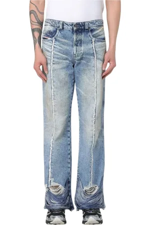 Diesel Heren, Jeans, Blauw, Maat: W32 Katoen