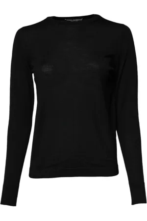 Dolce & Gabbana Dames, Truien, Zwart, Maat: 2XS Wol