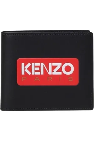 Kenzo Heren, Accessoires, Zwart, Maat: ONE Size Leer