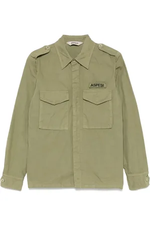 Aspesi Heren, Overhemden, Groen, Maat: 2XL