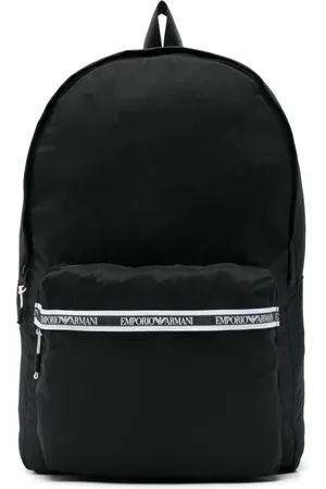 Emporio Armani Heren, Tassen, Zwart, Maat: ONE Size Poliester