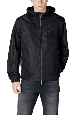 Armani Exchange Heren, Jassen, Zwart, Maat: XL Polyamide