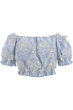 Guess Dames, Blouses & Shirts, Blauw, Maat: M