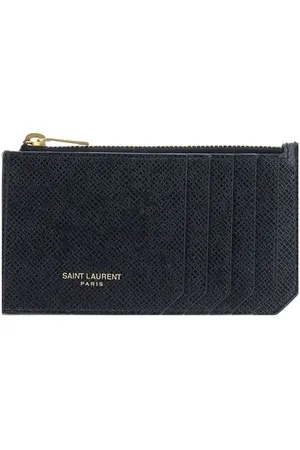Saint Laurent Heren, Accessoires, Zwart, Maat: ONE Size Leer