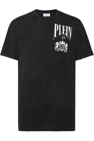 Philipp Plein Heren, Tops, Zwart, Maat: XL Katoen