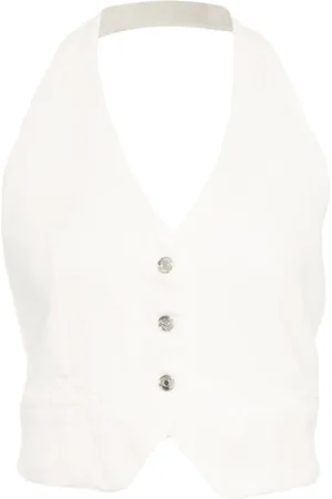 Liu Jo Dames, Jassen, Wit, Maat: M Denim