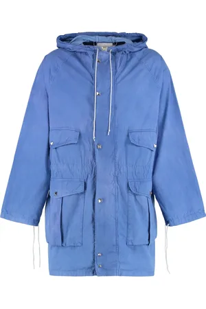 Acne Studios Heren, Jassen, Blauw, Maat: L Katoen