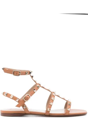 VALENTINO GARAVANI Dames, Schoenen, Bruin, Maat: 36 1/2 EU Leer