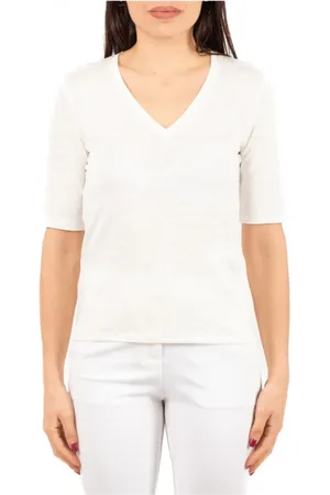 Max Mara Dames, Tops, Wit, Maat: S