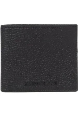 Emporio Armani Heren, Accessoires, Zwart, Maat: ONE Size Leer