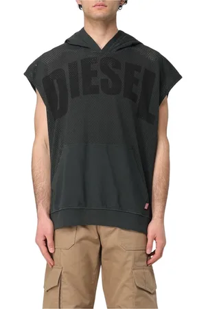 Diesel Heren, Sweatshirts & Hoodies, Zwart, Maat: M