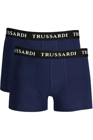 Trussardi Heren, Ondergoed, Blauw, Maat: M Katoen