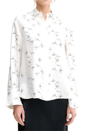 Max Mara Dames, Blouses & Shirts, Wit, Maat: L
