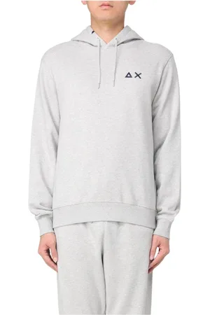 sun68 Heren, Sweatshirts & Hoodies, Grijs, Maat: M Katoen