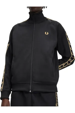 Fred Perry Heren, Sweatshirts & Hoodies, Zwart, Maat: XL Katoen